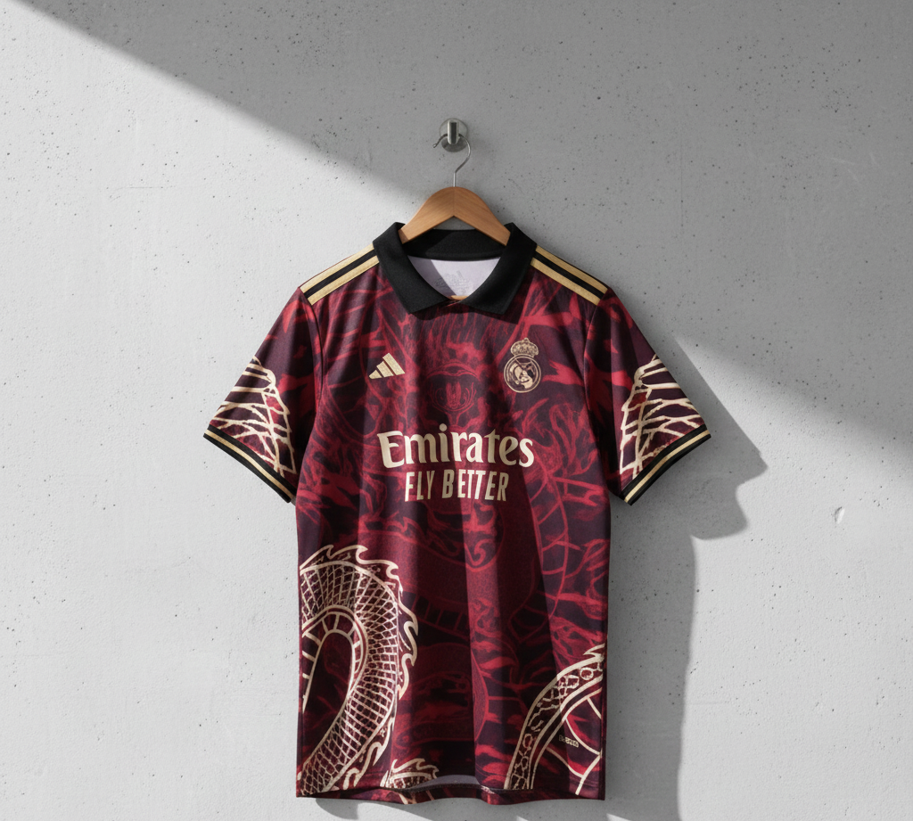 Ronaldo-Real Madrid 2024/25 Red Dragon Jersey