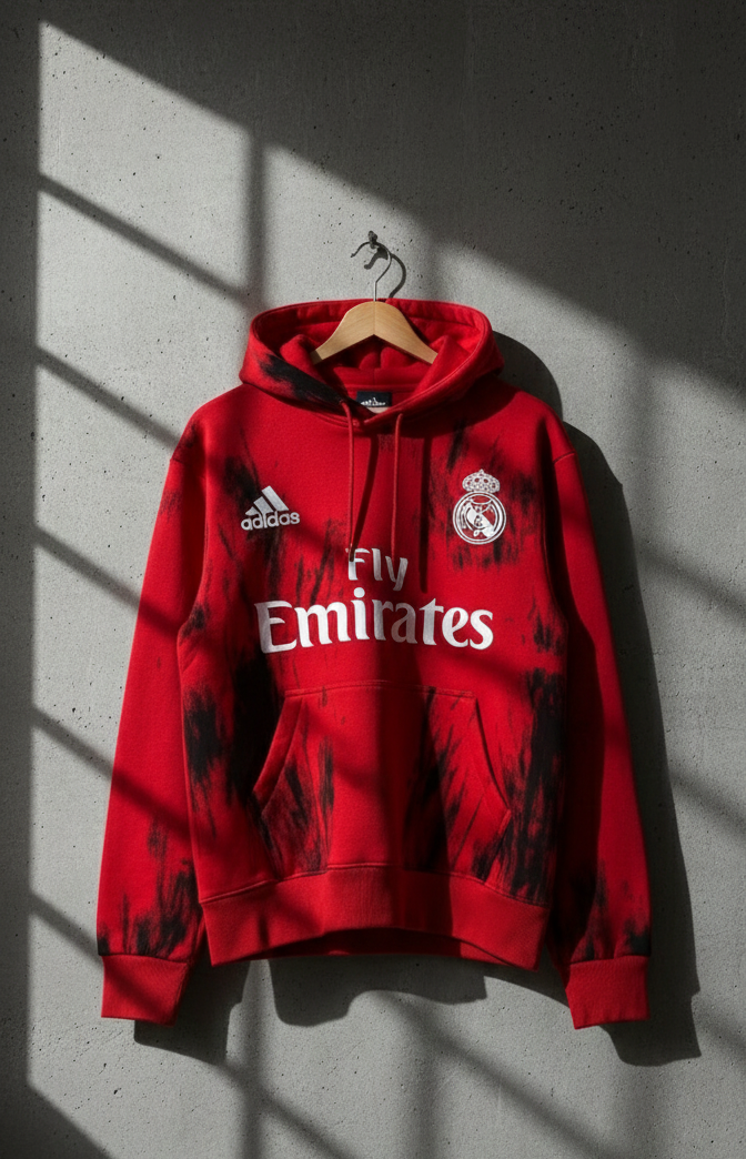 Real Madrid Full-Zip Hoodie (Training or Travel/Leisure)