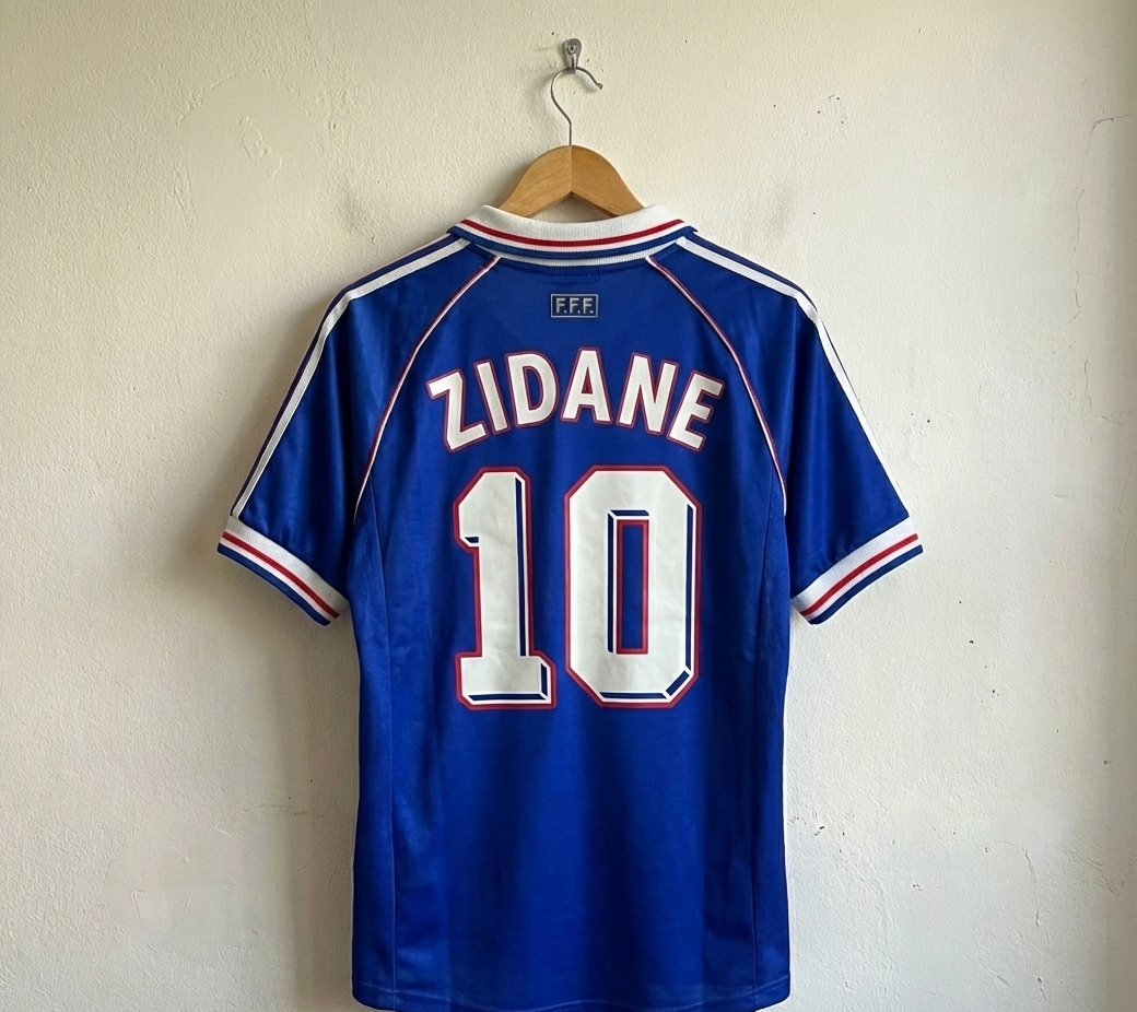 France 1998 World Cup Jersey Zidane