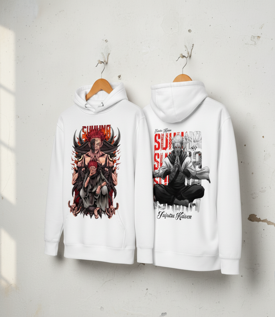 Sukuna "Cursed Mark" Split Hoodie