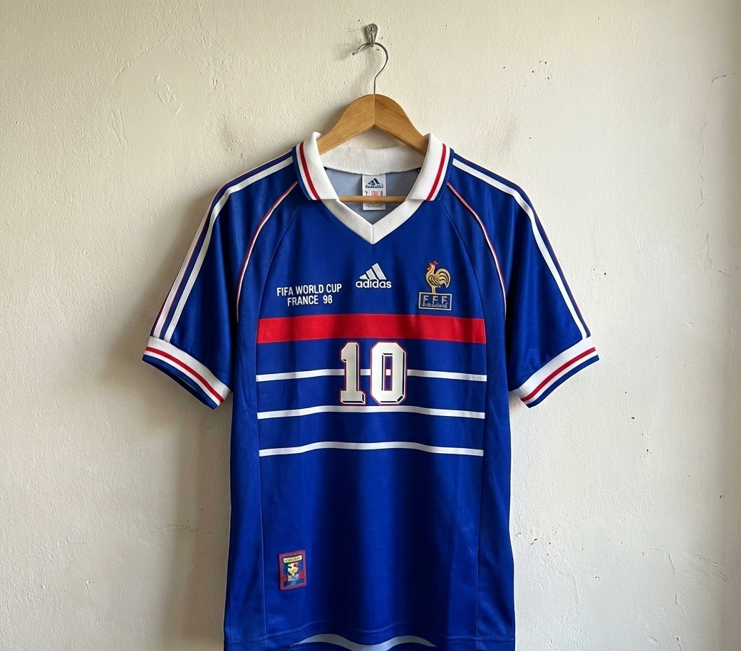 France 1998 World Cup Jersey Zidane