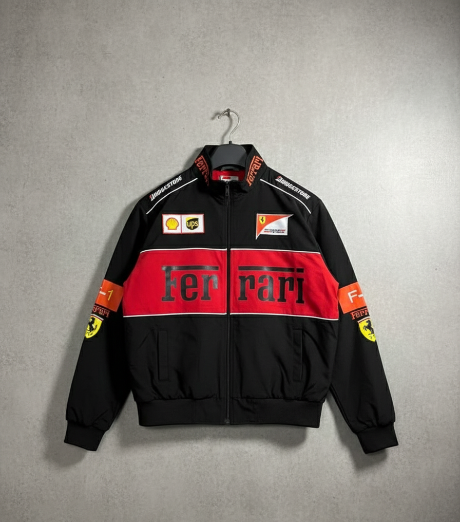 Ferrari Race Day Graphic Zip-Up Hooded Sweatshirt (PUMA)