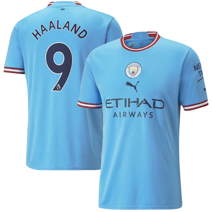 Erling Haaland Manchester City Jersey